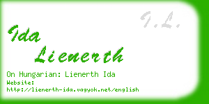 ida lienerth business card